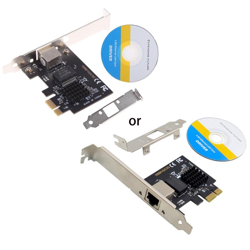 

2.5 ГБ гігабітна k Карта PCI-E 1 RTL8125B PCI для прес k Адаптер, 10/100/1000 Мбіт/с Порти RJ45 для NIC C