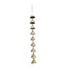 Handcrafted Metal And Glass Wind Chime Weatherproofed Outdoor Hanging Ornaments for Patios Balconies