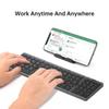 Tri-Fold Bluetooth Keyboard Portable Mini Keyboard Rechargeable Keyboard Mute Wireless Keyboard For Laptop Windows Android IOS