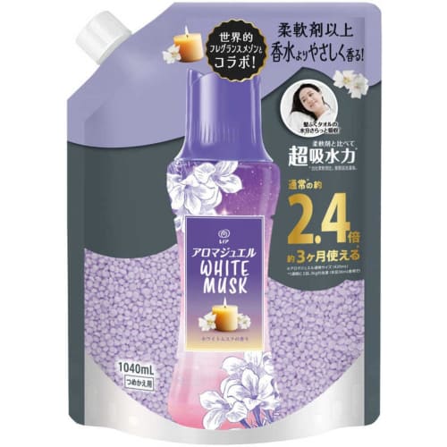 Lenor Aroma Jewel White Musk Scented Beads Refill 1040ml (Bonus)