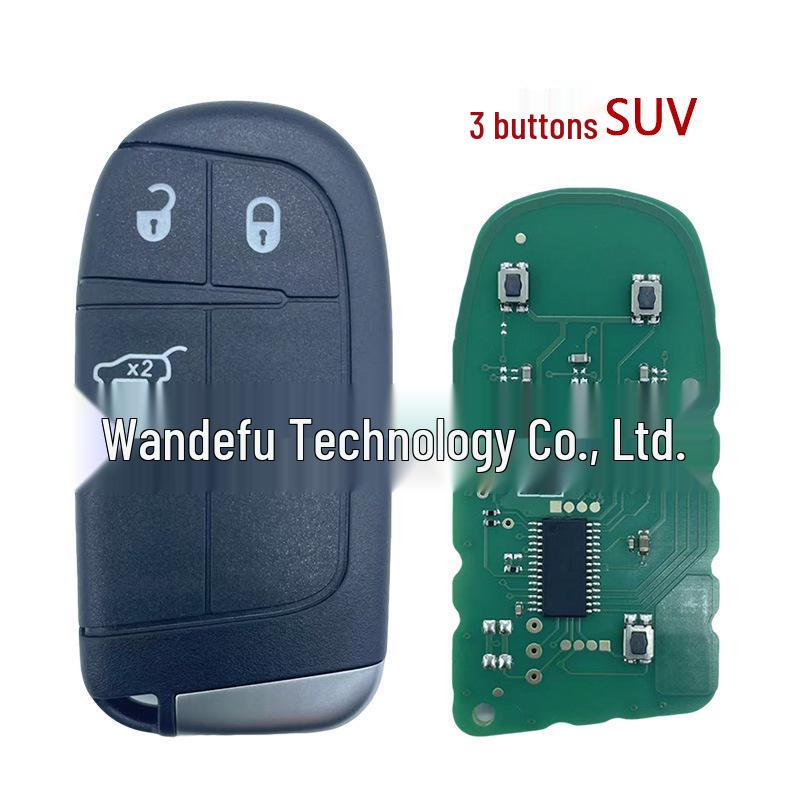 M3N40821302 Key Fob for Jeep, RAM, Chrysler, Dodge, SRT Hellcat - ID46 Chip, 433MHz Frequency