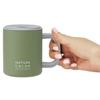 Skater Thermal/Cold Stainless Steel Mug with Lid, Vacuum Insulated Double Layer, Sage Green, 330ml STMG4N-A