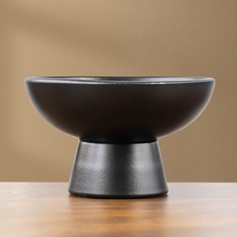 Flower Arrangement Ware Ceramic Flowerpot Desktop Storage Bonsai Copper Needle Floral Accessories Flower Vase Home Decoration