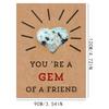 AEE2-Valentine's Day Greeting Card Handmade Greeting Cards Valentines Cards Set With Heart Shape Stones