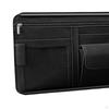 Car Sun Visor Organizer with Multi Pocket Zippers Sunglasses Holder for Cards