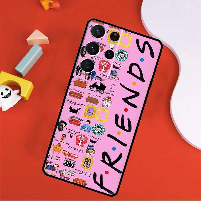 Friends TV Phone Case For Samsung Galaxy S25 Ultra S24 Ultra S9 S10 S20 S21 S22 S24 Plus S23 FE Cover