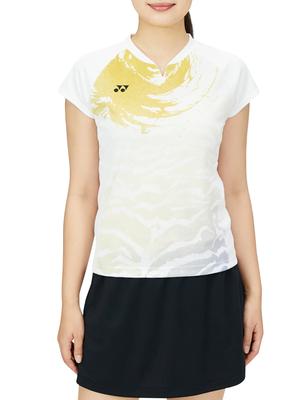 Chemise de jeu à manches courtes Yonex Blanc Taille S Femme, (011),