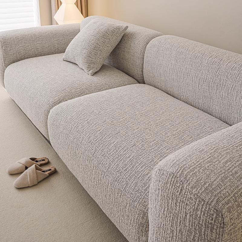 

New Linen Sofa Cover Anti Cat Scratch Elastic and Anti Slip All Inclusive Universal Set All Season Suitable Seat Cushion Cover Fabric 90-140cm]