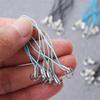 Threads Cords Double Ring Pendant Strap Strings Jewelry Key Chain Jewelry Making Key Ring