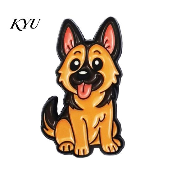 Pet Theme Brooch Cartoon Dog Enamel Brooch, Alloy Puppy Lapel Pin for Men Women, Pins Decorative Badge Clothes Bag Hat Scarf Suits Women