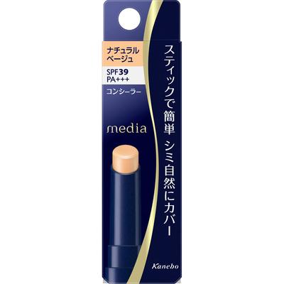 Media Stick Concealer R (UV) Natürliches Beige 3g Haut Make-up Verwenden Sie nicht mehr als 5mm des Produkts. Nachdem Sie Ihre Haut mit einem Primer vorbereitet haben,