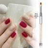 Cross-Border Nail Art Gel Pen: Flat Head, Crystal Carving, Liner, Color Painting, Flower Design
