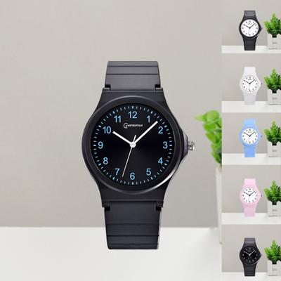 Unisex Digital Watch Waterproof Clear Print Legible Dial Adjustable Faux Leather Strap Shockproof High Accuracy No Delay Student Examination