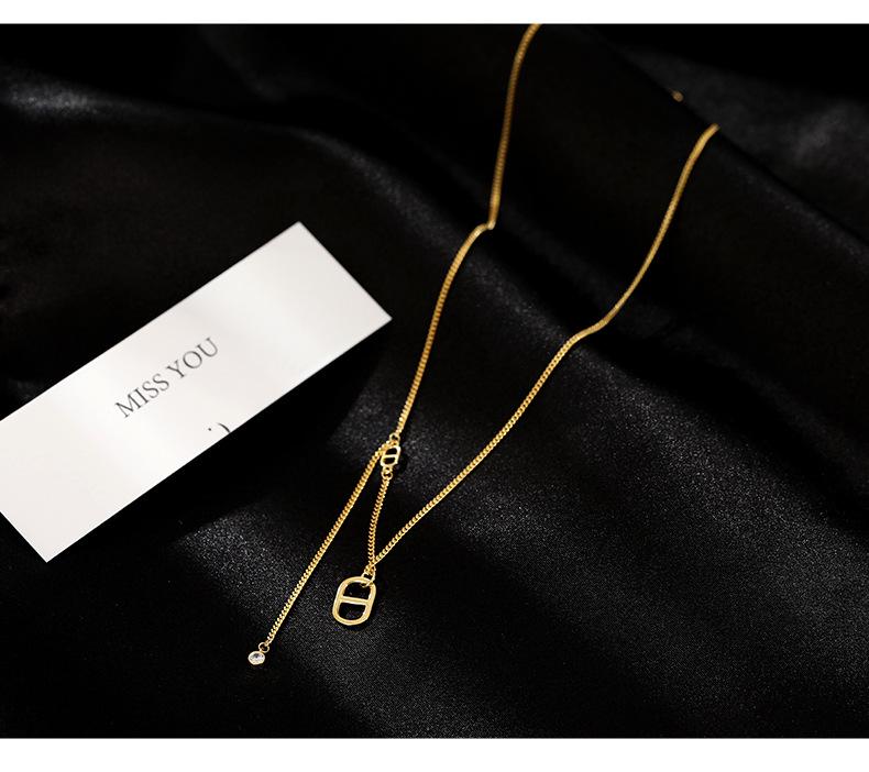 Banyan Tree S925 Silber Schweinenase Zirkon Anhänger Quaste Halskette für Frauen