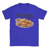 Men's T-Shirt Chicken Nuggets Novelty 100% Cotton Tee Shirt Short Sleeve  T Shirt Round Neck Clothes Plus Size