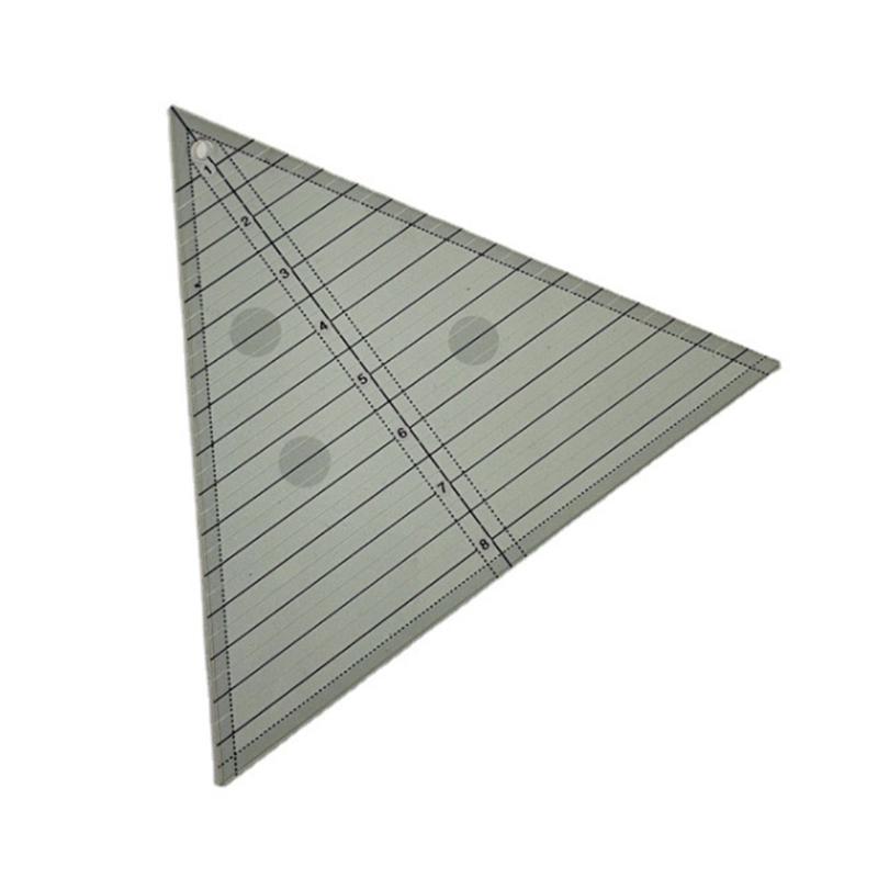 Righello a Striscia Tubolare Multiuso Righello da Cucito Acrilico 9,5 Pollici Righello a Striscia Tubolare Acrilico Ideale per Patchwork Quilting