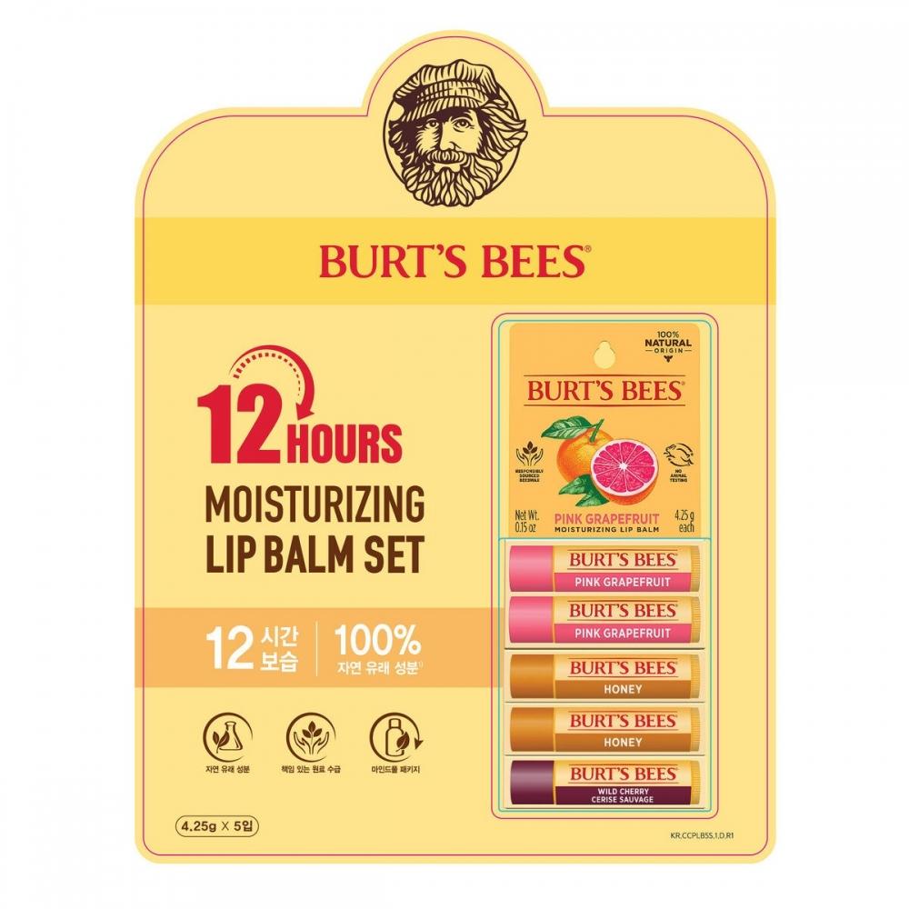 

Burt S Bee Lip Balm 4.25g X 5 Pack