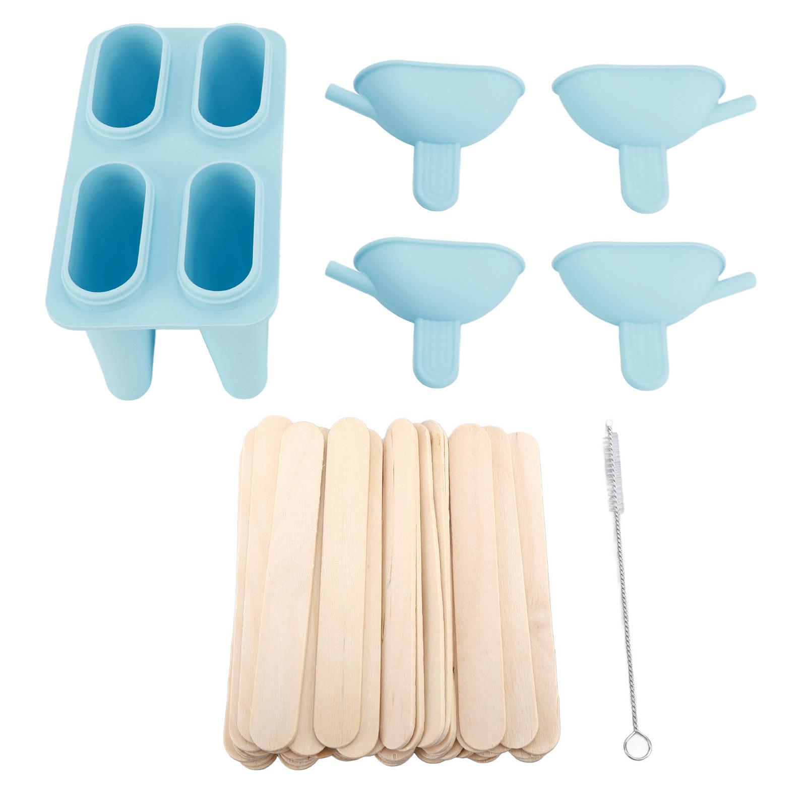 

Форма для мороженого силиконовая практичная портативная самодельная машина для приготовления мороженого с 50 палочками для домашнего хозяйства розового цвета L(for 6.5-9kg) синий