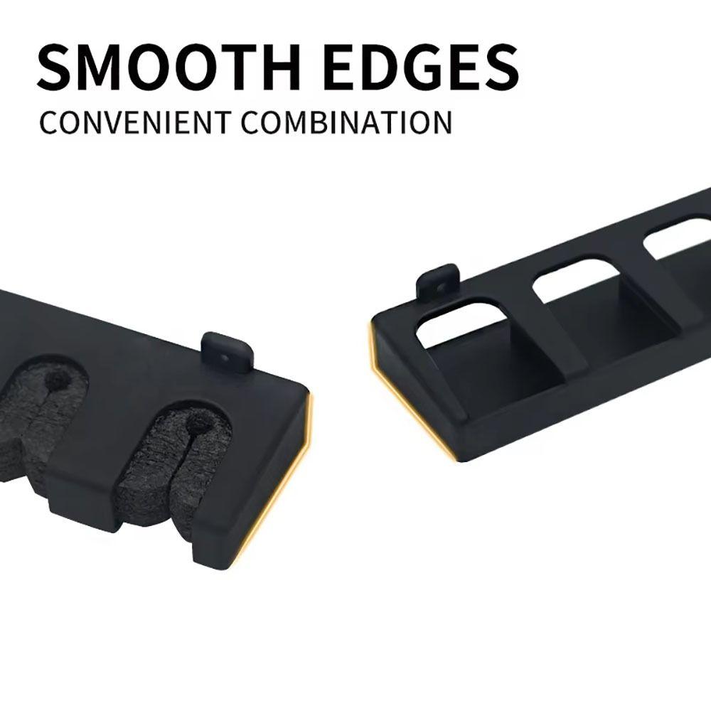 1Set Wall-mounted Fishing Rod Storage Rack 6 Holes Fishing Rod Stand Bracket  Fishing Accessory