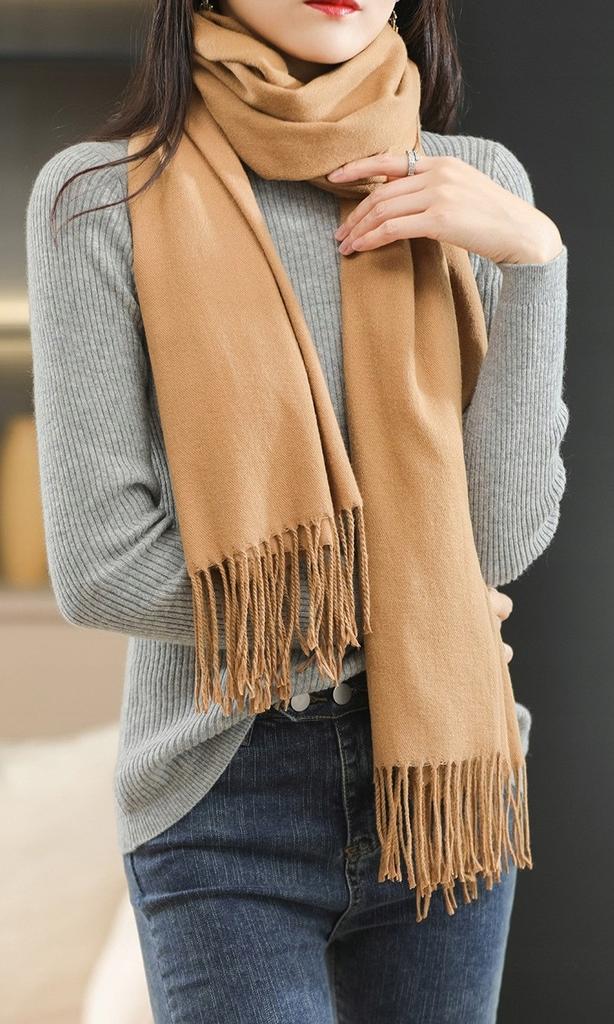 elegant women' scarf soft as cashmere SMOOTH CLASSIC SCARF 200x66cm