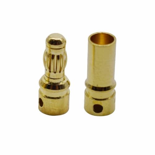 Bbrand LinsyRC 20 Pairs Gold Plated 3.5mm Banana Plug Bullet Male to Female Connector Adapter for RC Airplanes, Cars, Boats, Drones, ESCs, and Motors