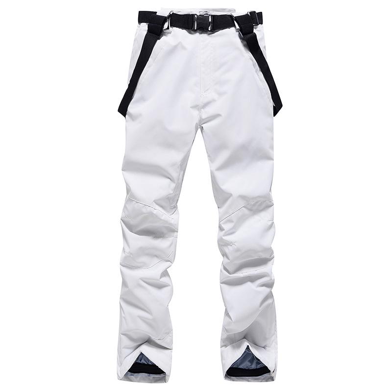Unisex Ski Pants with Suspenders, Winter Windproof, Waterproof, and Insulated for Snowboarding and Skiing