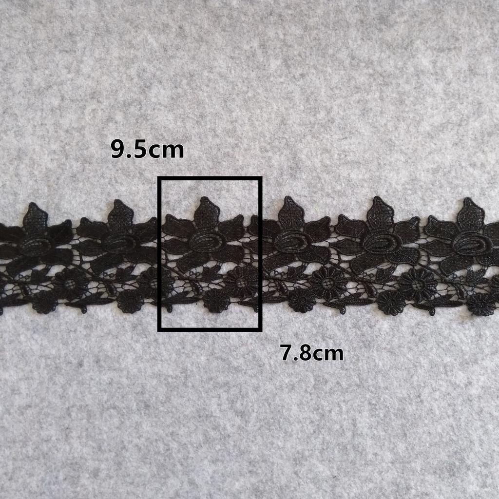Diy Small Flower Lace Barcode Accessories Hollow Lace Clothes Decoration Fabric Water-Soluble Fringe Embroidery Accessories