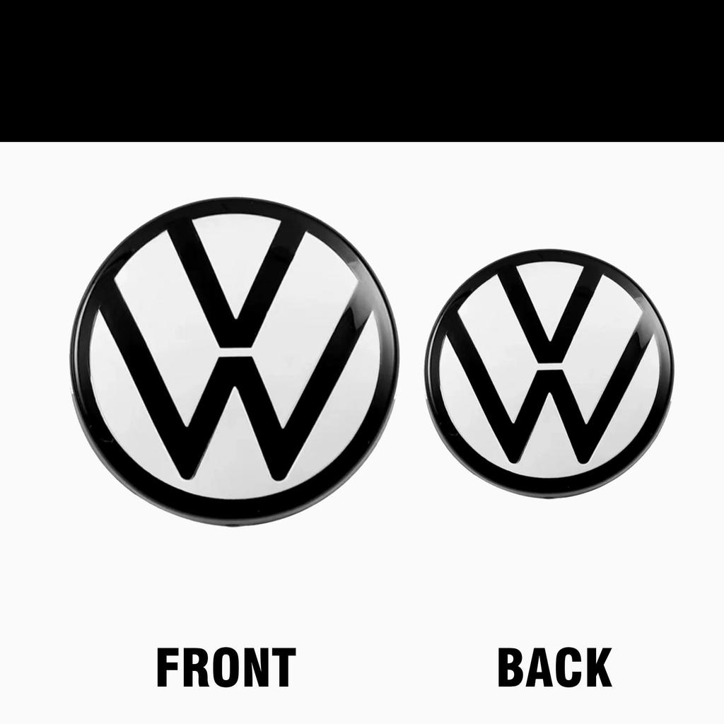 New 2026 Car Front Radiateor Badge Sticker Rear Trunk Lid Emblem Decal Decoration For VW Volkswagen Golf 4 5 6 7 7.5 8 Variant 7 Sportvan NC3 sdwp2