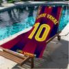 football player Print Beach Towel, Versatile Lightweight Absorbent Beach Towel for Pool Surf Yoga Bathroom, Perfect Birthday Holiday Gift