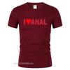 Streetwear Tempo Libero Harajuku Maglietta Top Alfabeto Interesse I Love Anal Maglietta Unisex Fresca Maglietta Battito Cardiaco Maglietta Oversize