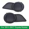 Pair Fog Light Cover #5212708020 5212808020 For 2011-2017 Toyota Sienna LH & RH