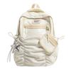 Schoolbag Korean Ins Wind Backpack Female Niche Design Star Large Capacity Junior High School Bag Girl Student Versatile Backpack