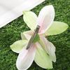 Pinzas para el pelo de orquídea Flor simulada Horquilla pequeña Barrette nupcial Boda en la playa Mujeres Vacaciones Clip floral para el cabello Accesorios para el cabello