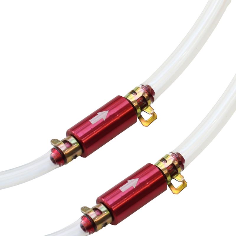 Essential Half Sets 6MM Universal Check Valve Tube Brake Fluid Clutch for Cars Motorcycles