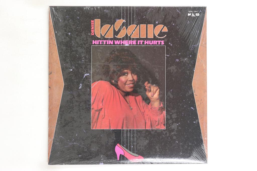 LP Record DENISE LASALLE - Hittin Where It Hurts MAL7447 MALACO 1988 US Soul/Funk Used