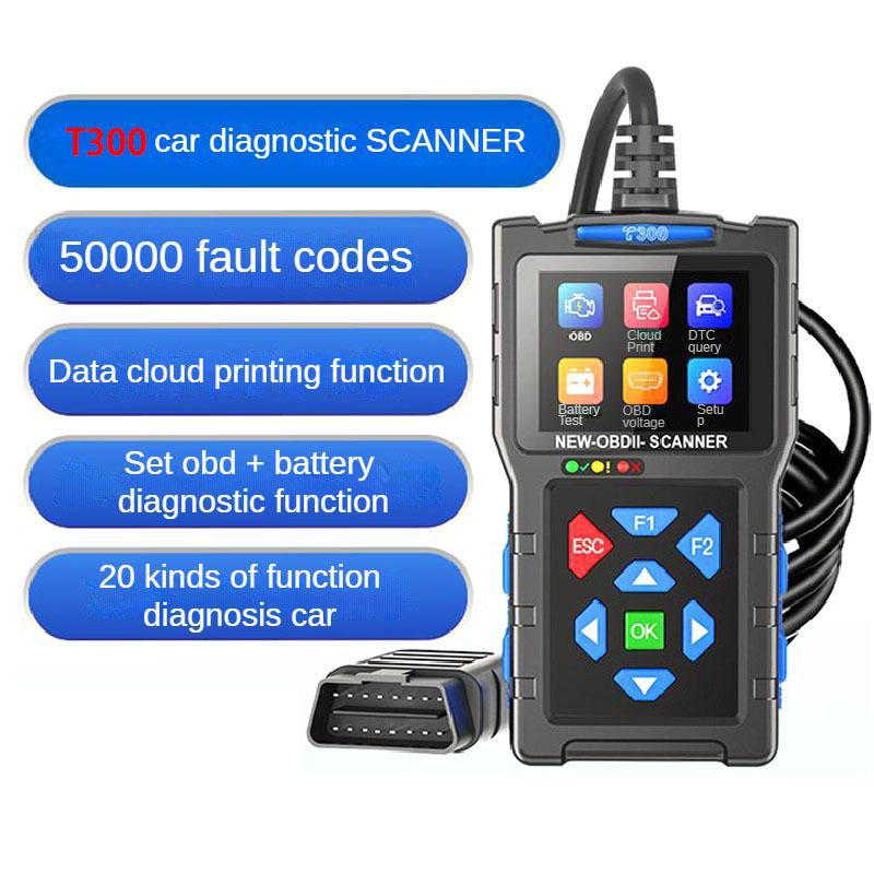 OBD2 Car Scanner Diagnostic Tool Check Engine Fault Code Reader Mode 6,Mode 8 & I/M 24-inch Screen Diagnostic Scanning Tool