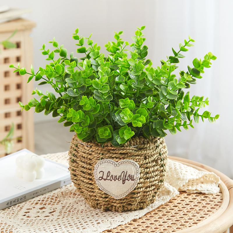 Silk Sunflower Floral Arrangement: Artificial Potted Bouquet for Living Room and Dining Table Decoration.