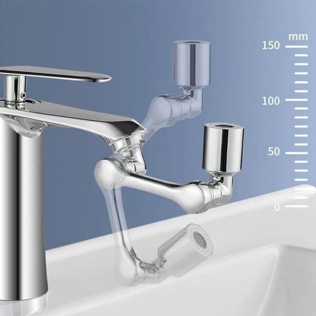 Universal Anti-Splash Swivel Mechanical Faucet Extender & Aerator