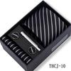 Men's 4-Piece Tie Gift Set for Business, Wedding, and Formal Wear.