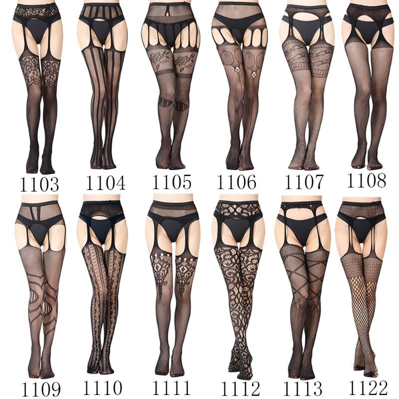 Sex Underwear Sexy Large Size Garters High-end Thickened Sexy Women's Sex Stockings, Suspender Panties Net Socks