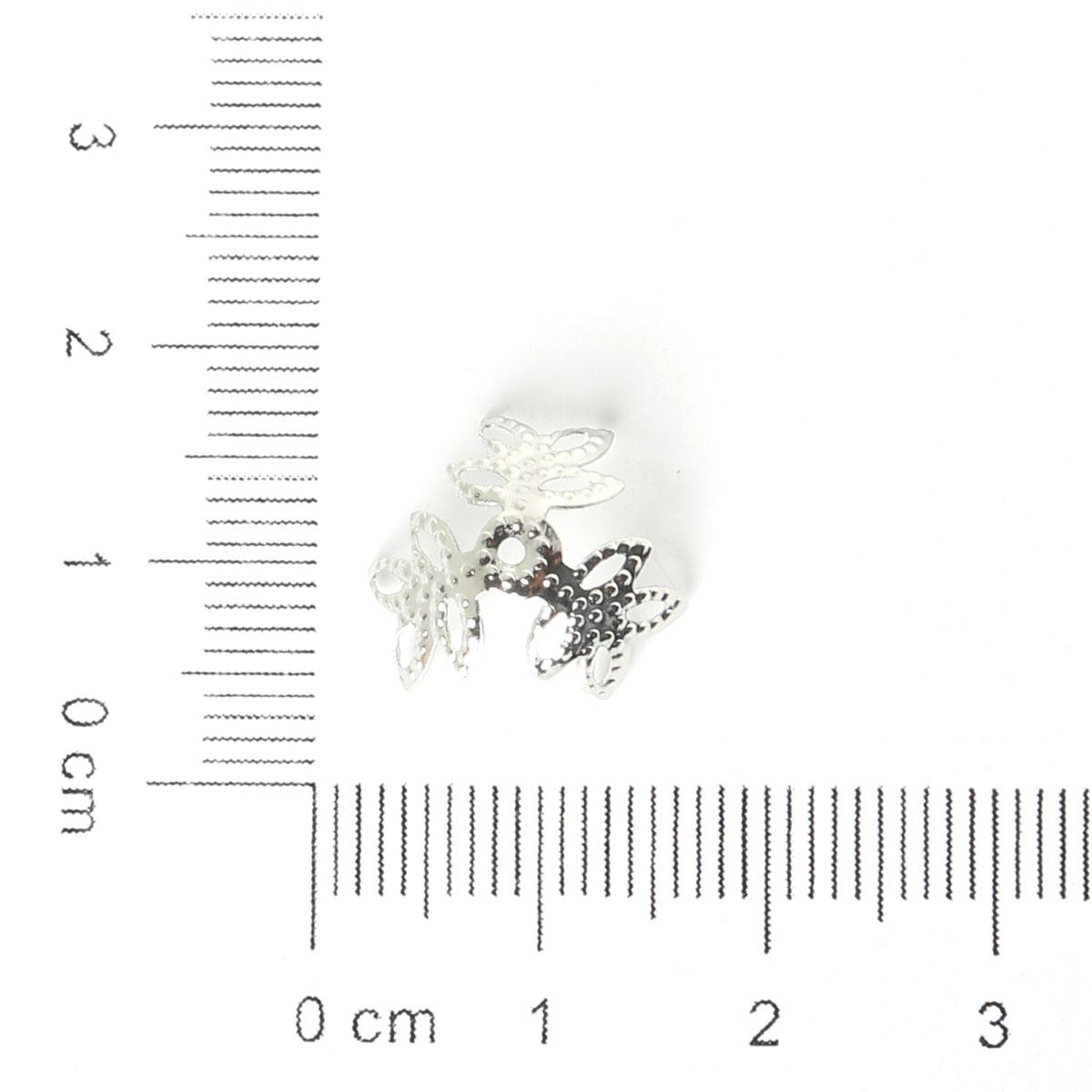 

Разноцветные металлические цветочные лепестки, проставки для бусинок, шапки, подвески, чашки из бисера для изготовления ювелирных изделий, ожерелья, поставки 14mm 300pcs