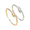 European Luxe Snake-Shaped Zircon Bracelet - Trendy, High-End Design Hand Jewelry