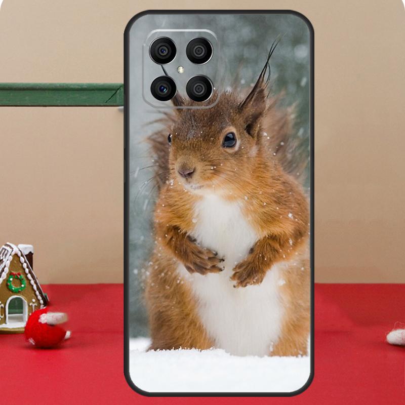 Cartoon-Tier Eichhörnchen Hülle Für Honor Magic 8 5 6 7 Lite Honor 400 Pro 200 70 90 X8c X8b X9a X9b X9c X9d Win Cover