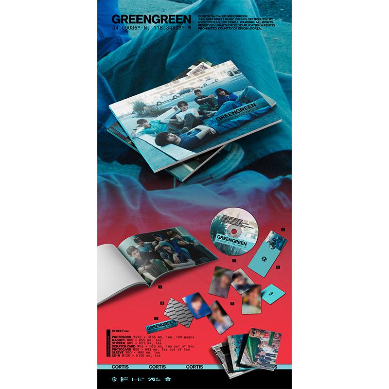 [Pre-order] CORTIS – 2nd Mini Album [GREENGREEN] (Online Benefit)