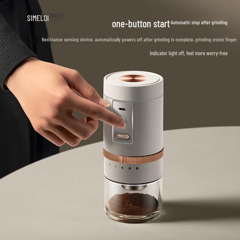 SIMELO Nordic Travel Classic Electric Coffee Grinder Plus