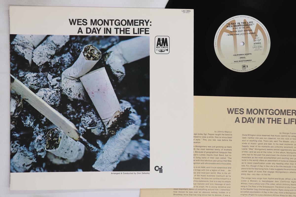 

LP Record WES MONTGOMERY - A Day In The Life LAX3091 A&M 1976 Japan Jazz Used