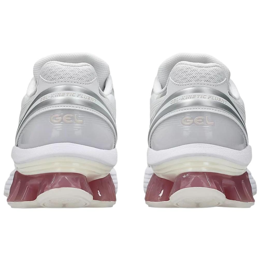 Asics Gel-Kinetic Fluent Comfortable Fit Shock Absorption Rebound Running Shoes Unisex sneaker White Red 1203A892-100