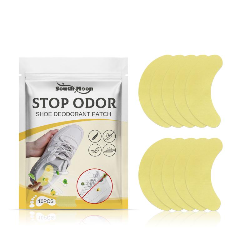 Shoe Freshener Shoe Deodorizer Insert With Natural Lemon Scent 10Pcs Shoe Odor Eliminator Shoe Air Fresheners Sneaker Deodorizer