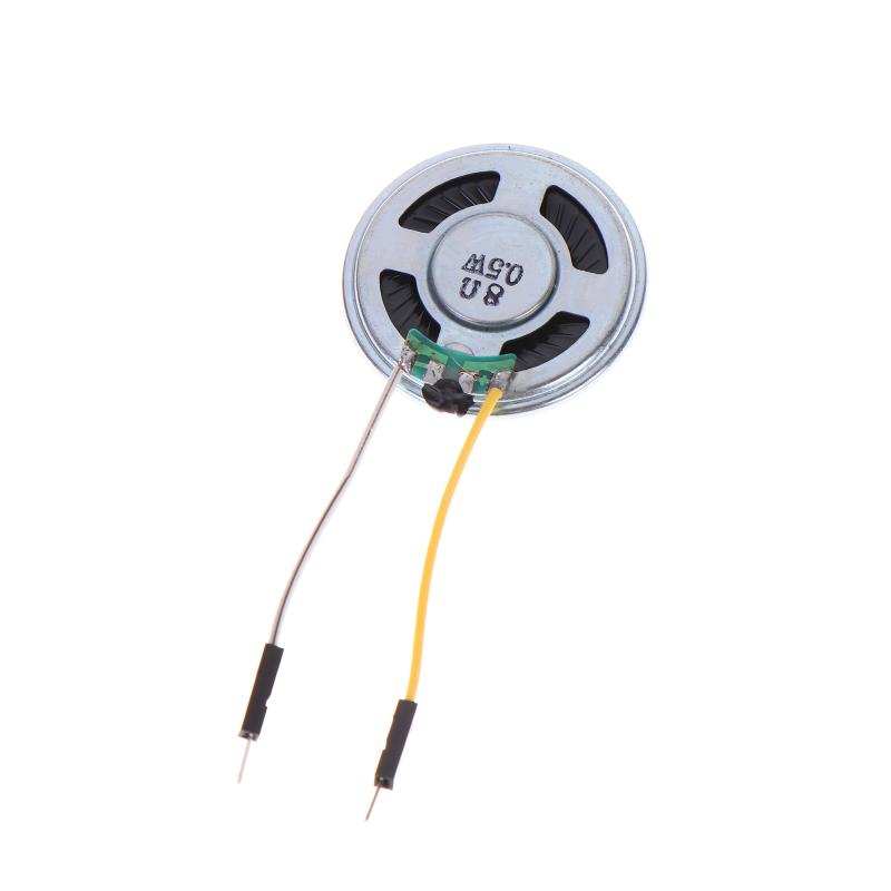 1/5Pcs 8 Ohm 8R 0.5W Speaker Electronic Dog Toy Horn Speaker Diameter 40Mm Loudspeaker With Dupont Wire Male Female Plug