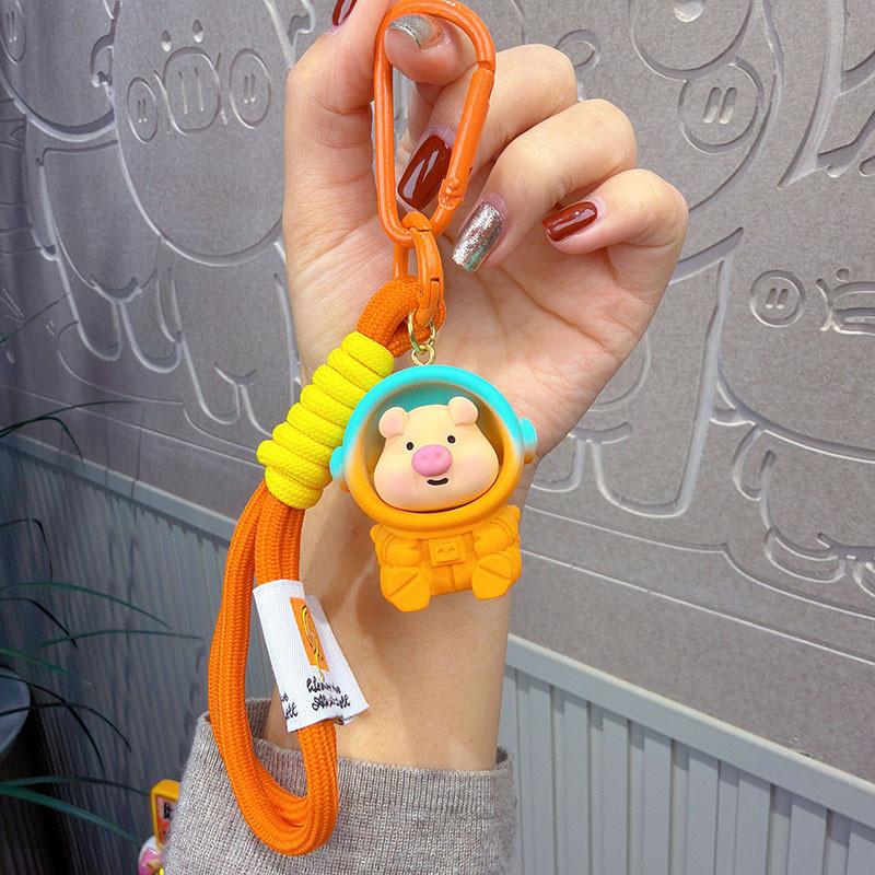 Space Pig Resin Keychain With Cute Design For Gifts And Travel Souvenirs